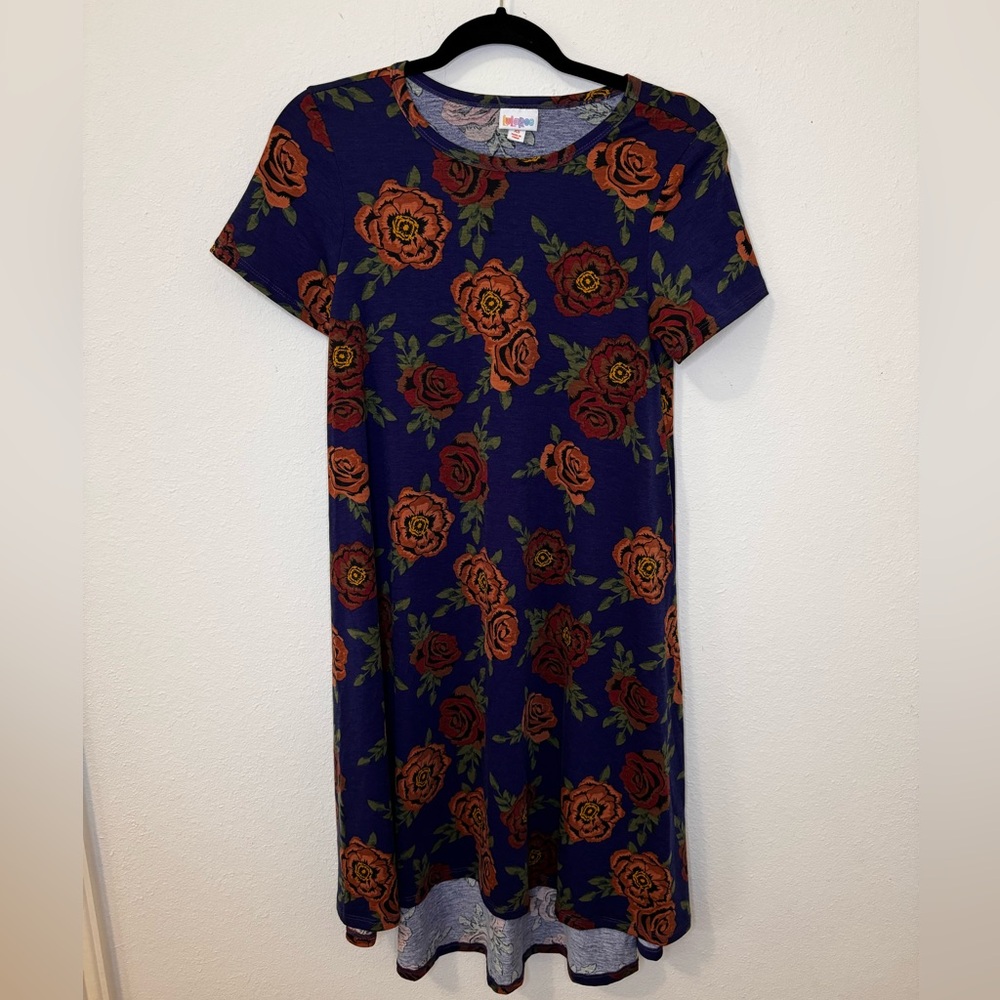 NEW Floral LuLaRoe Carly XS Dress Stretchy High Low